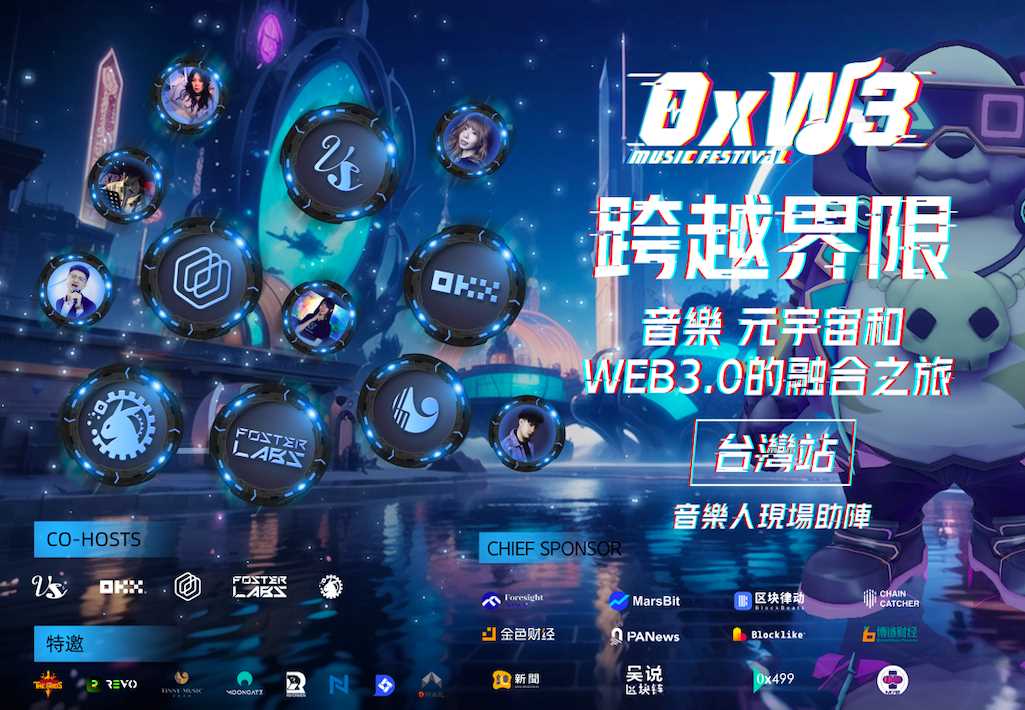 0xW3跨越界限全球行台湾站